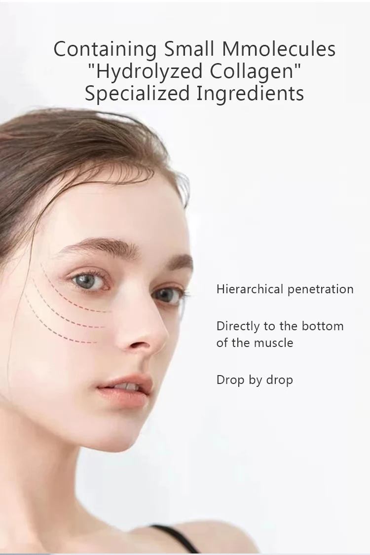 50ml Organic Hydra Facial Skin Care Serum Face Moisturizing Anti-aging Collagen Serum Private Label Wholesale