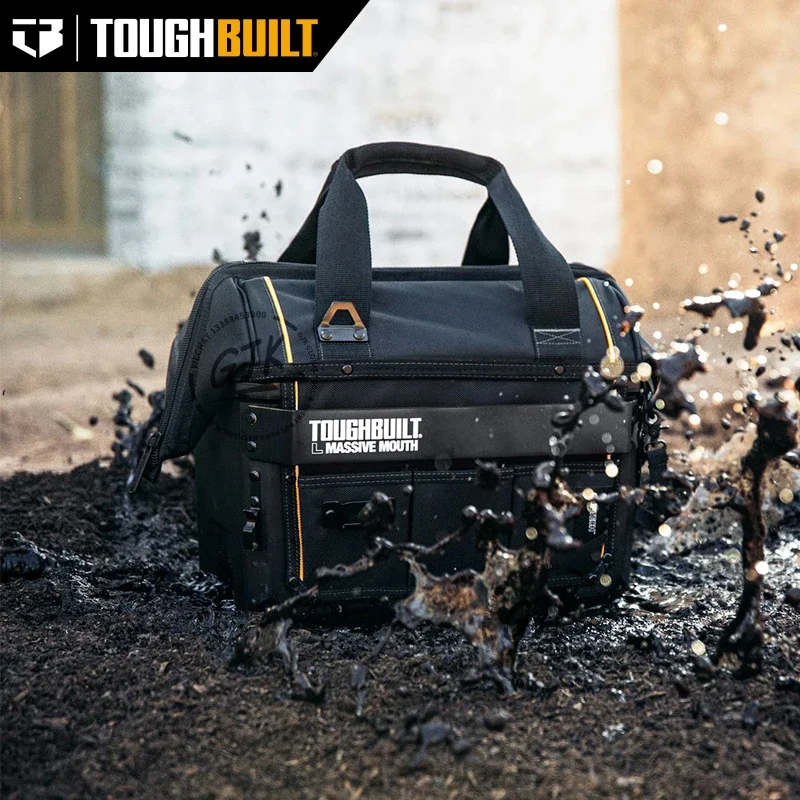 ToughBuilt - Large Massive Mouth 16 Tool Bag - Pro Grade Quality Construction - TB-CT-62-16A