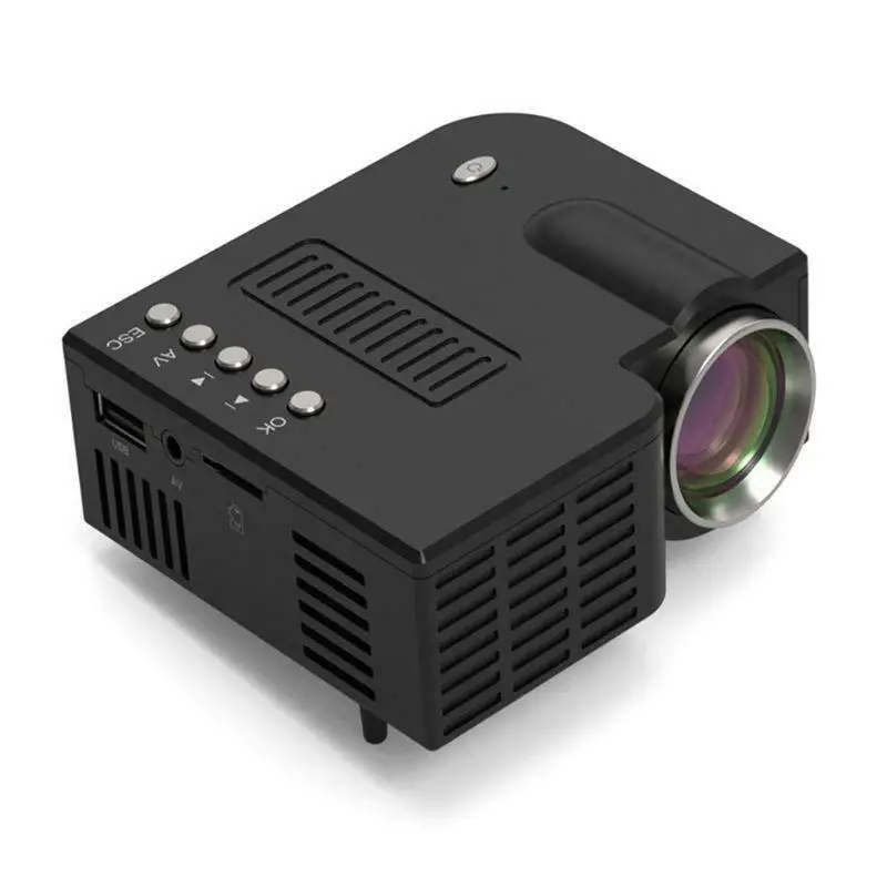 UC28C Mini Portable Video Projector 16:9 LCD Projector Media Player for Smart Phones