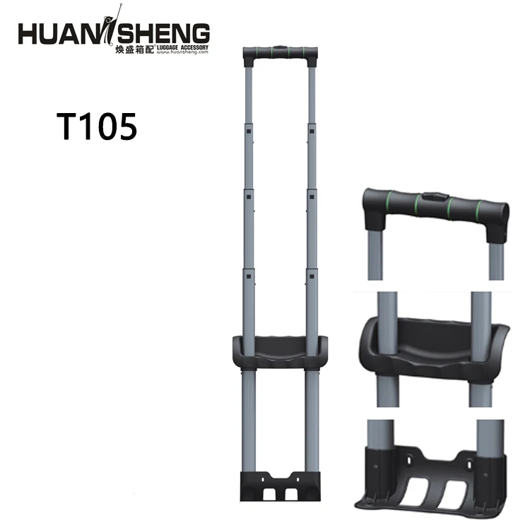 4-5 Sections New Aluminum Telescopic Luggage Suitcase Pull Rod  Wholesale  Trolley  Handle