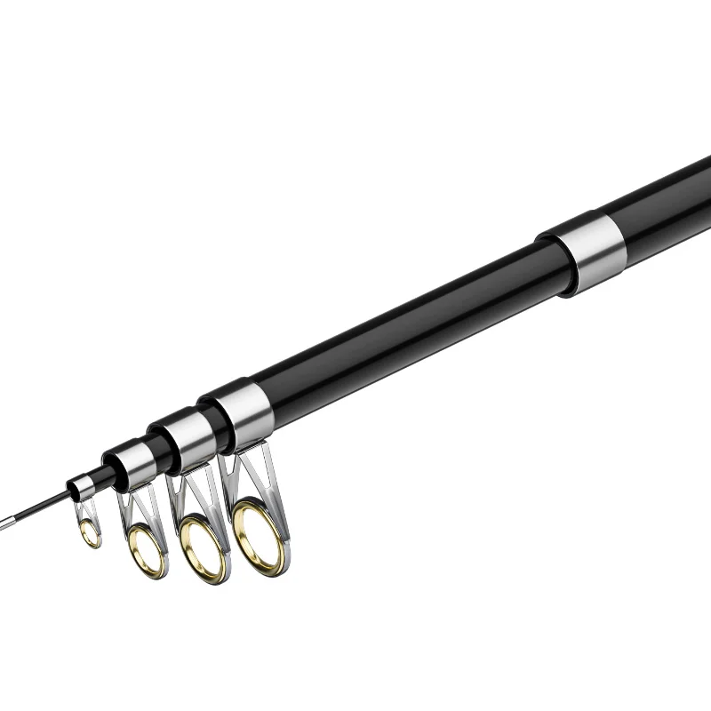 Custom Portable Travel Fishing Rod Telescopic Fishing Rod And Reel Wheel  Spinning Fishing Rod Set