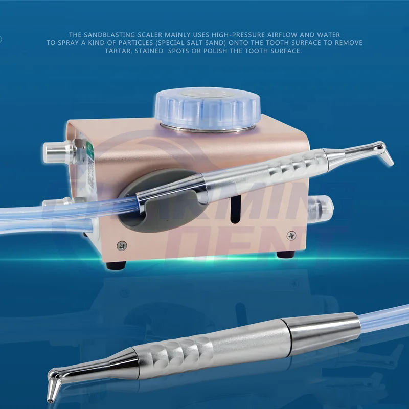Dental equipment portable sandblasting machine / Teeth cleaning whitening tartar remover sandblaster scaler for clinic