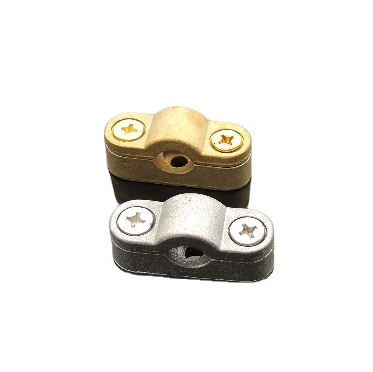 Electrical Ground Earth System Brass Cable Saddle Clamp