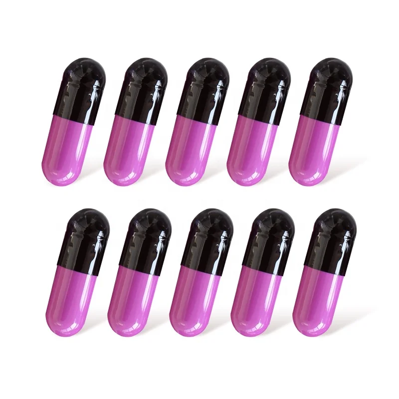 Hard Empty Bovine Gelatin Capsule Size 00 0 1 2 3 4 small big shells for filling 600 400 500 250 300 mg color black purple white