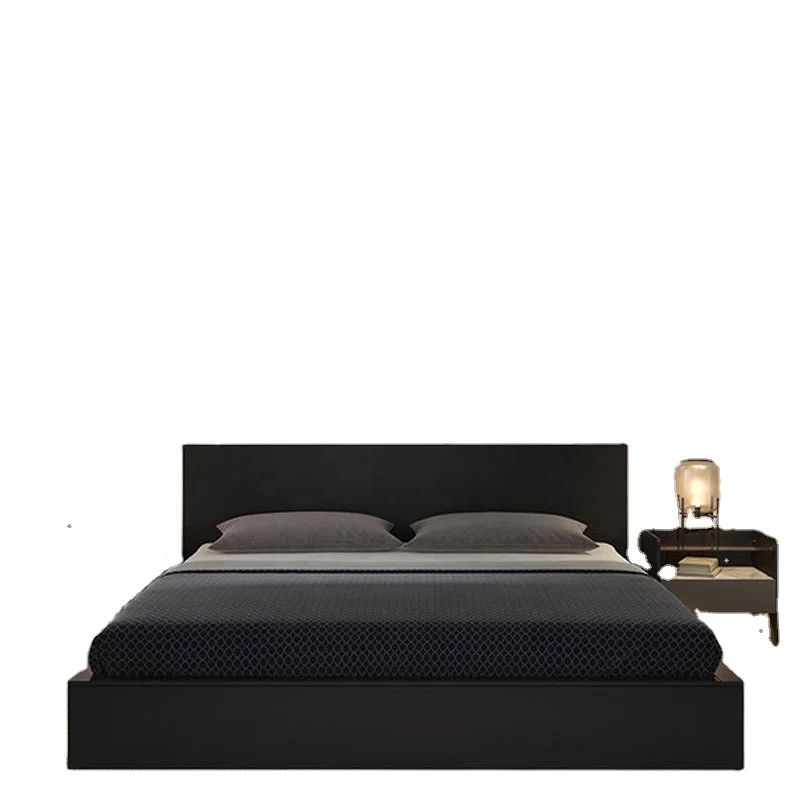 Современный простой маленький дом, Складная Многофункциональная двуспальная кровать с освещением