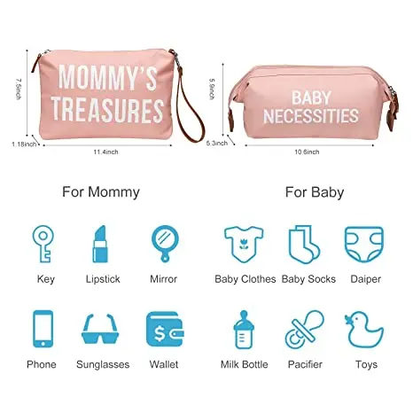 Top Selling New Product Mommy Bag Big Diaper Bag Large Tote Bag Travel For Baby Multi-Function Shopping Outdoor