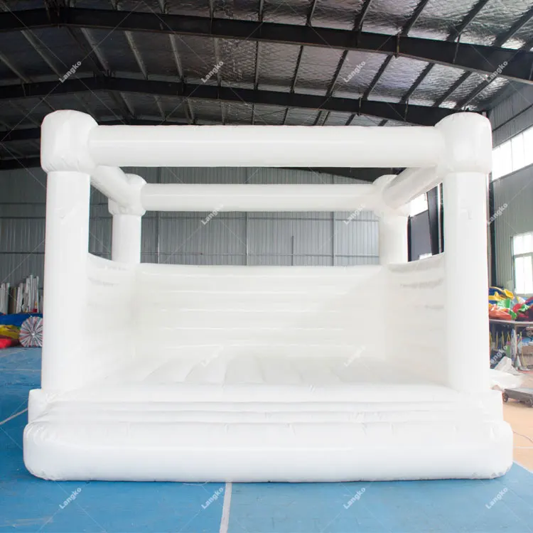 White bouncy castle adults bounce house inflatable kids jumpers for wedding