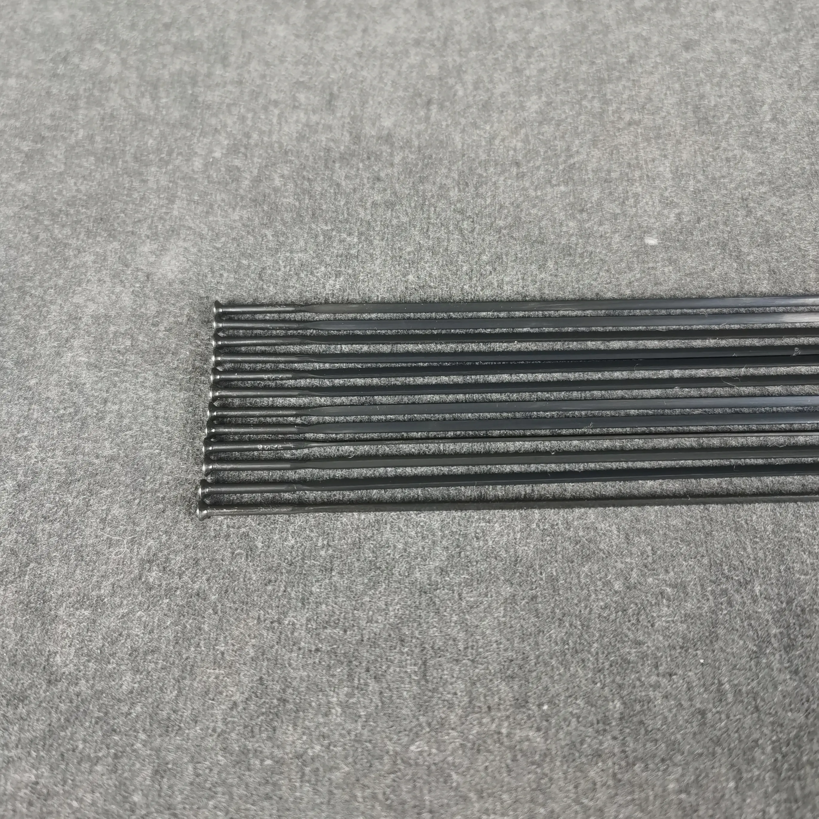 TB2582 MTB And Road Carbon Fiber Bike Wheelset Used Sapim CX-Ray Spokes BLACK Bladed Aero Spoke Straight Pull For Bicycle Wheel