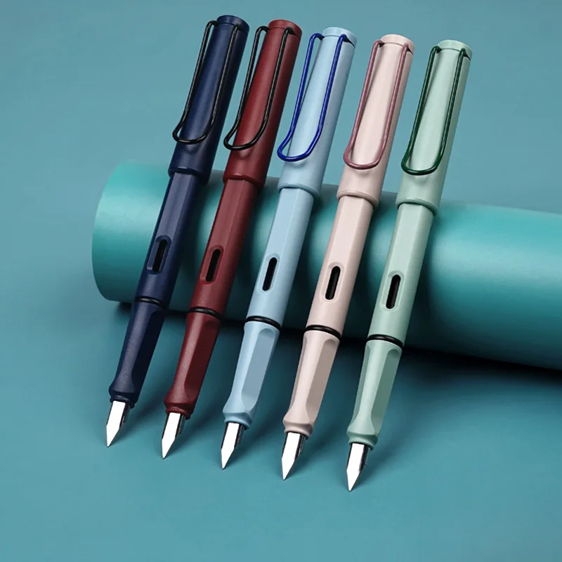 2024 Stock wholesale special 0.38mmEF student posture practice pen can replace ink sac fountain pen