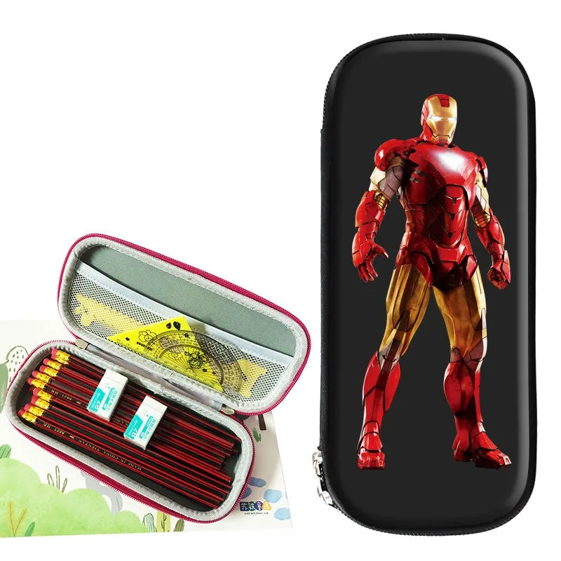 
Wholesale Custom Carton printed Pencil EVA Case Bag, Storage Plastic Pencil Bag 