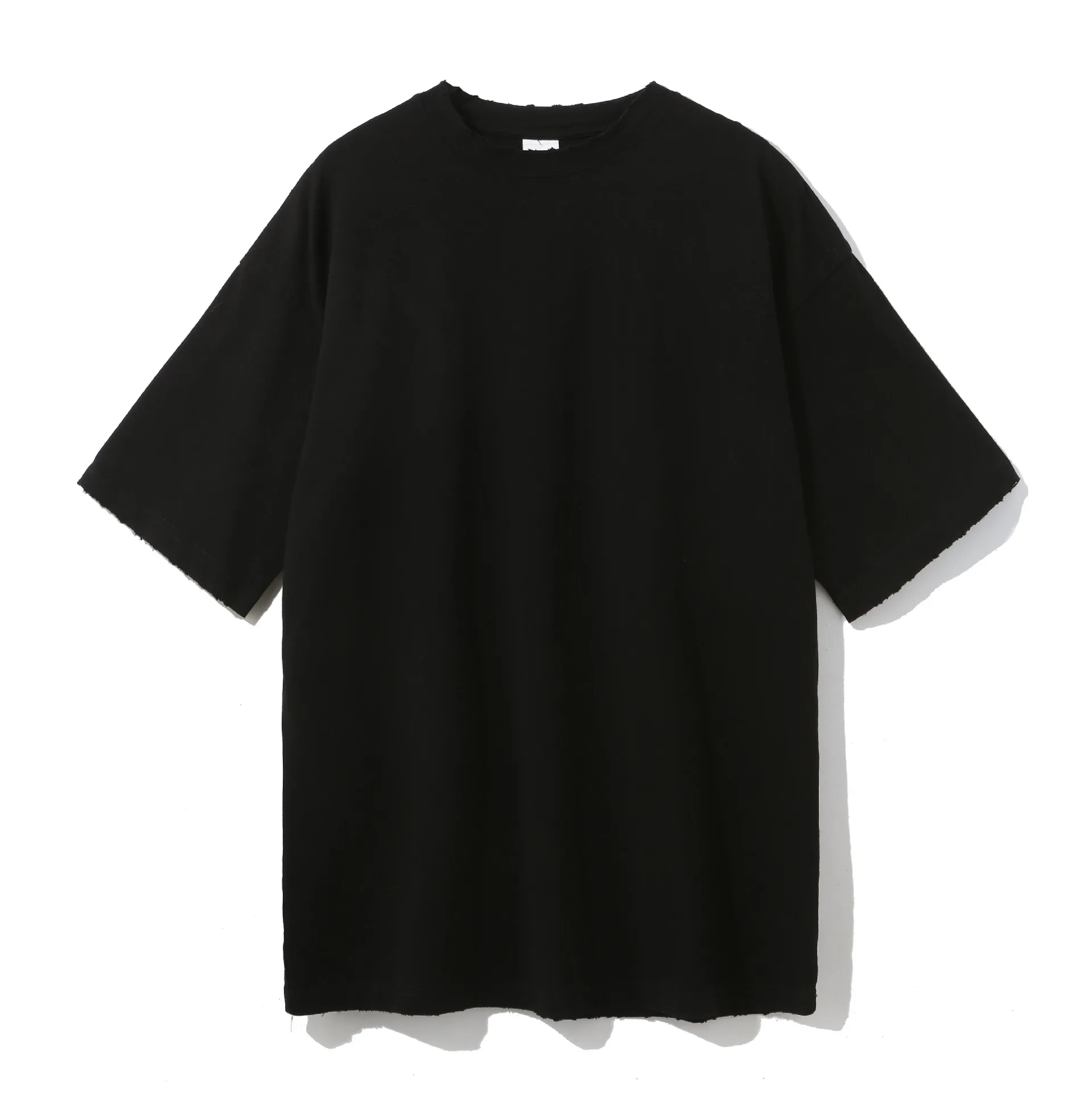 
2021 Wholesale Oversize Blank Tee Crew Neck New Fashion Off Shoulder Graphic Tee 