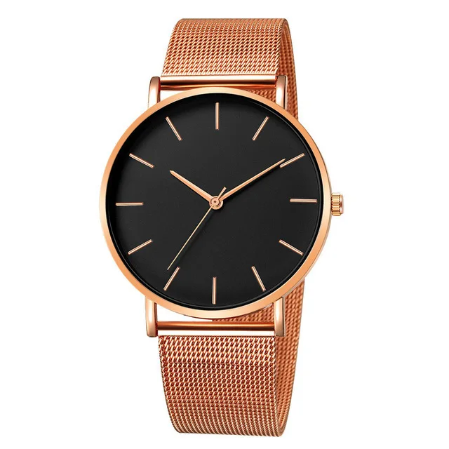 Latest Brand New High End Good Quality Trend Design Low Price Multi-Color  Multifunction men Quartz Watch Stainless Steel Band