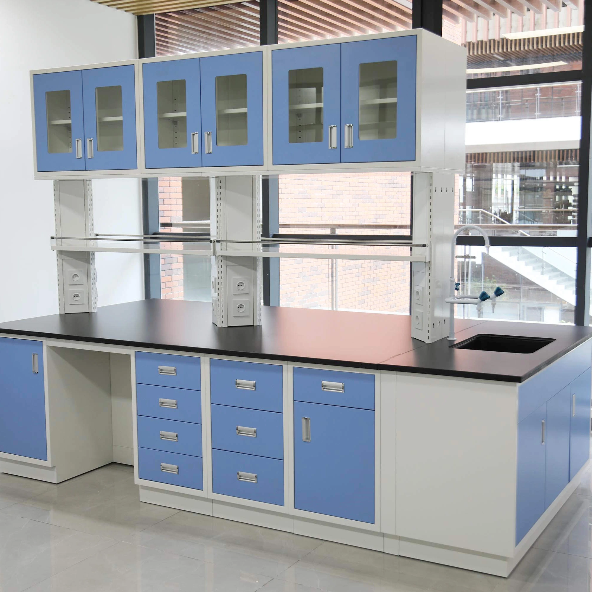 Harga мебель лабораторная Европейская стандартная компьютерная Sekolah лабораторная мебель 10ft компьютерная химическая Рабочая скамья