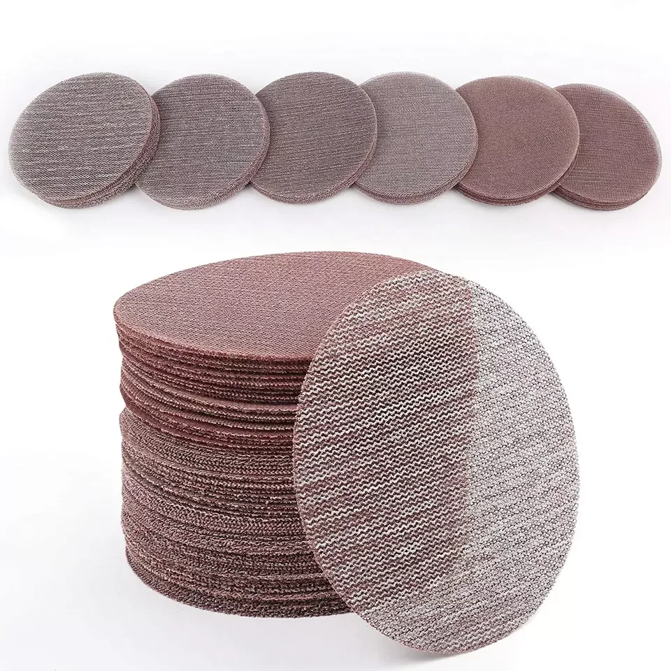 Grid Sanding Disc Mesh Sandpaper 225mm 9inch Abrasive Sand Paper For Wood Metal Polishing