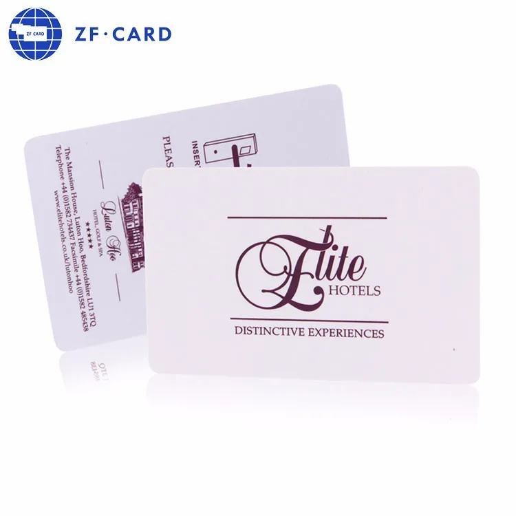 Cost Effective White Blank Plastic PVC Card with 13.56Mhz ISO 15693 with I CODE SLI Chip for Access Control