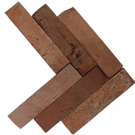New face brick  of red brick red thin wall face brick veneer cladding decor