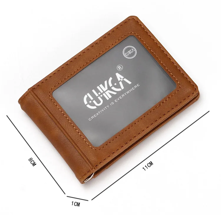 Slim Genuine Leather Wallet with Credit Card Slot for Men