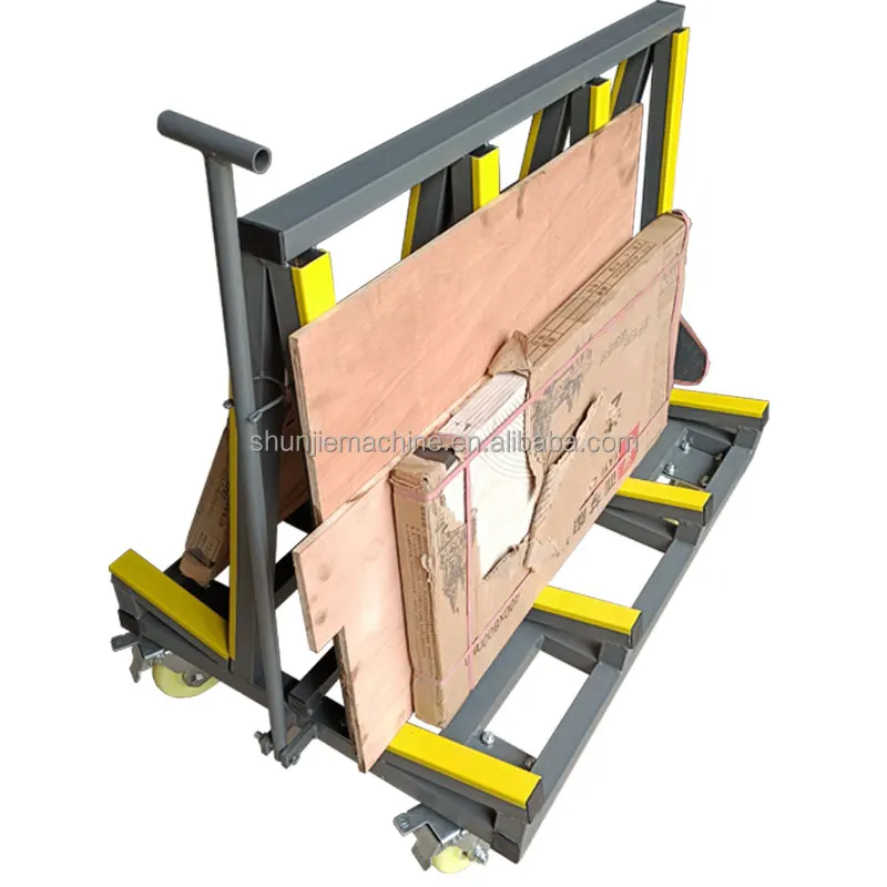 High quality 1 meter loading 500kg small window transport rack glass transport cart ceramic tile handing trolley