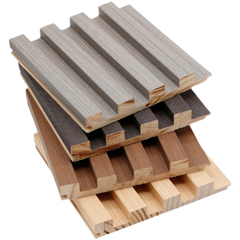 E&R WOOD Anti-Mold Natural Wooden 3D Panel Wall Decorative Wood Decoration Wall Board For Bathroom