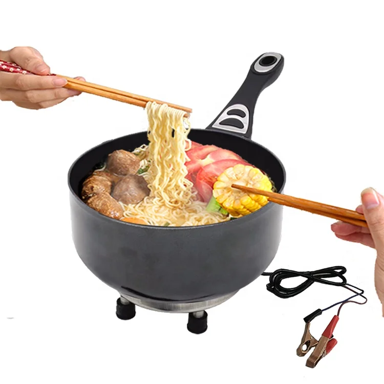 12v dc solar saucepan non-stick coating pan powered with battery wholesale price