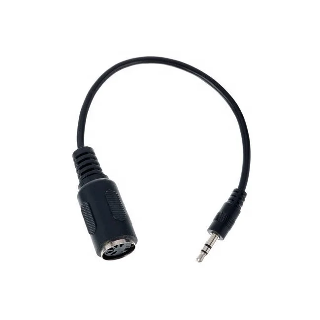 3FT/6FT/10FT 5 pin DIN Female to 3.5mm Male Connector Jack Plug Wire Cord for MIDI Keyboard