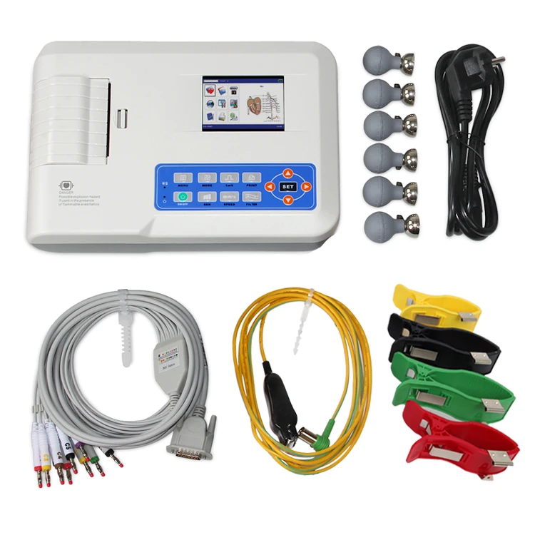 Ambulancia medical equipment CONTEC ECG300G CE ecg machine hospital ecg machine