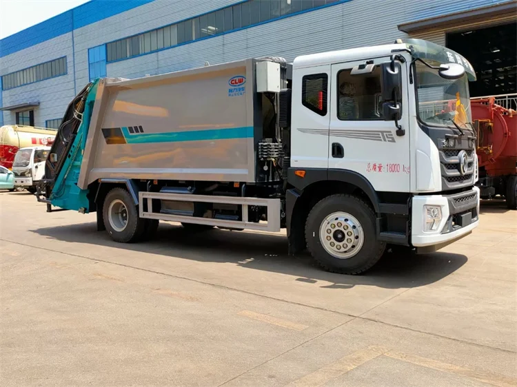 Dongfenghua God Compression Garbage Truck for Recycling for Restaurant Industries with Gearbox as Core Component
