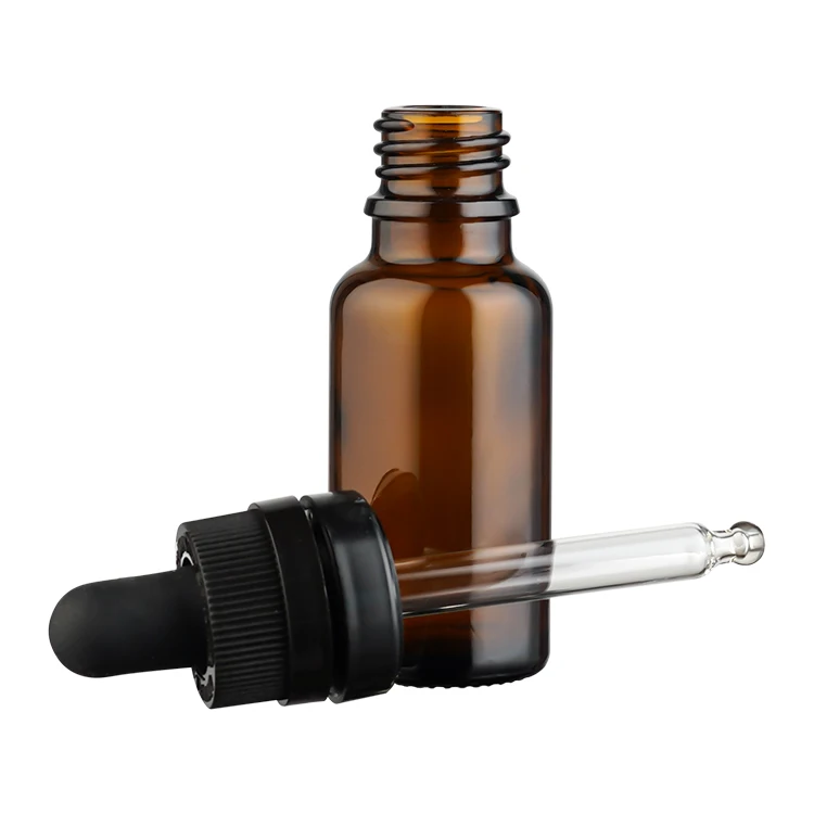 Amber Clear Green Blue Bottles Cylinder 100 Ml 5ml 10ml 15ml20ml 30ml 50ml 100ml Clear Amber Black Glass Dropper Bottle with Bla