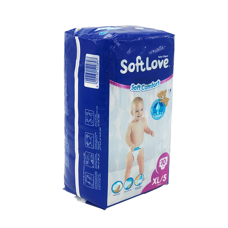 Softlove XL 10, одноразовые Сверхмягкие дышащие пеленки для младенцев