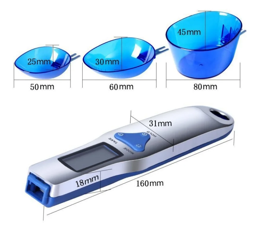Changxie 200g 0.1g  Electronic Weighing Spoon Scales Digital Kitchen Scale Food Spoon Scale