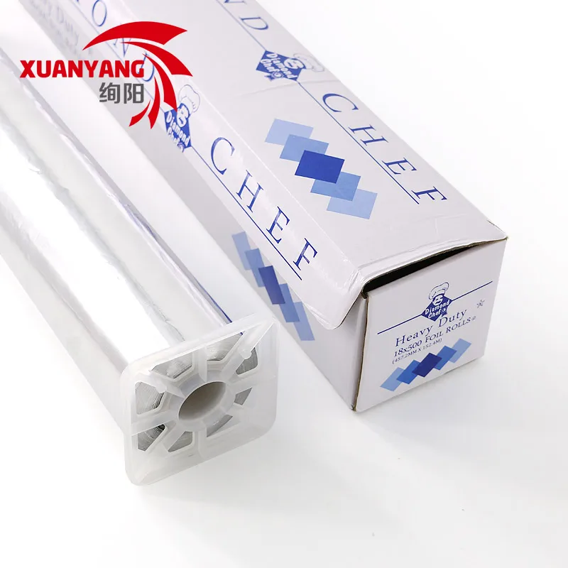 Disposable household use food packaging aluminum foil paper 8011with cutter