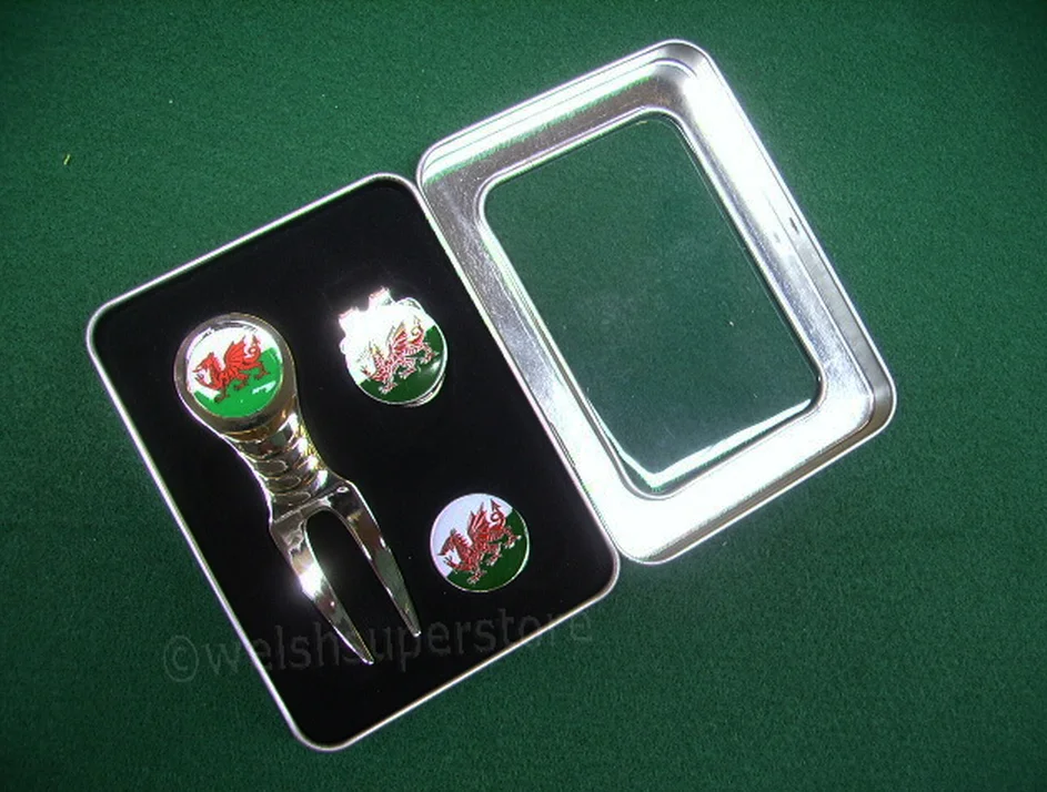 custom rectangle tin case for golf magnet tee