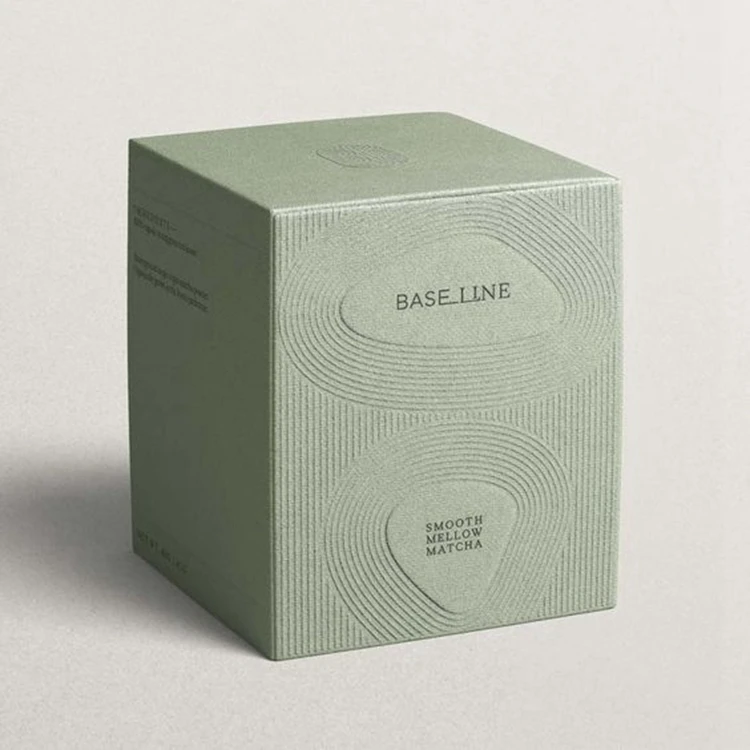High-Quality Factory Custom Cosmetic Packaging Boxes Embossed Custom Eco-friendly Cosmetics Box Printing Logo