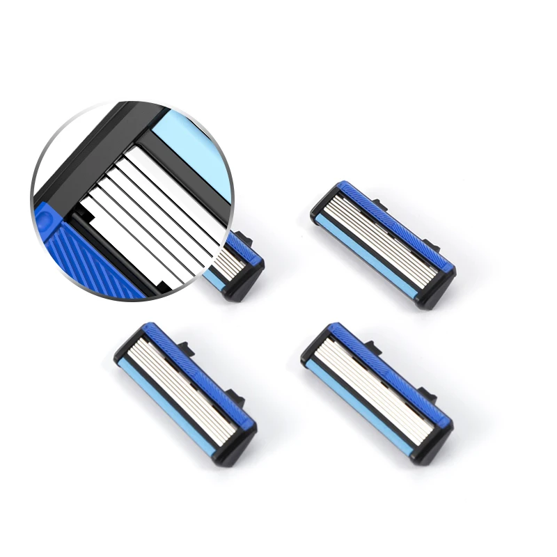 High Quality Customized Razor Blades  Wholesale 6+1 Safety Razor Blade For Man
