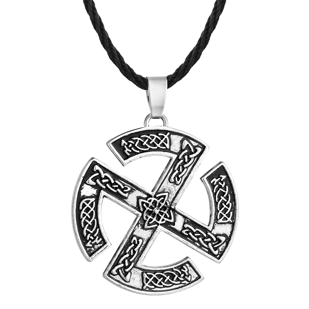 Славянский талисман Valknut ожерелье для мужчин и женщин подвеска-громовик ювелирные изделия викингов санскритный амулет этнический подарок