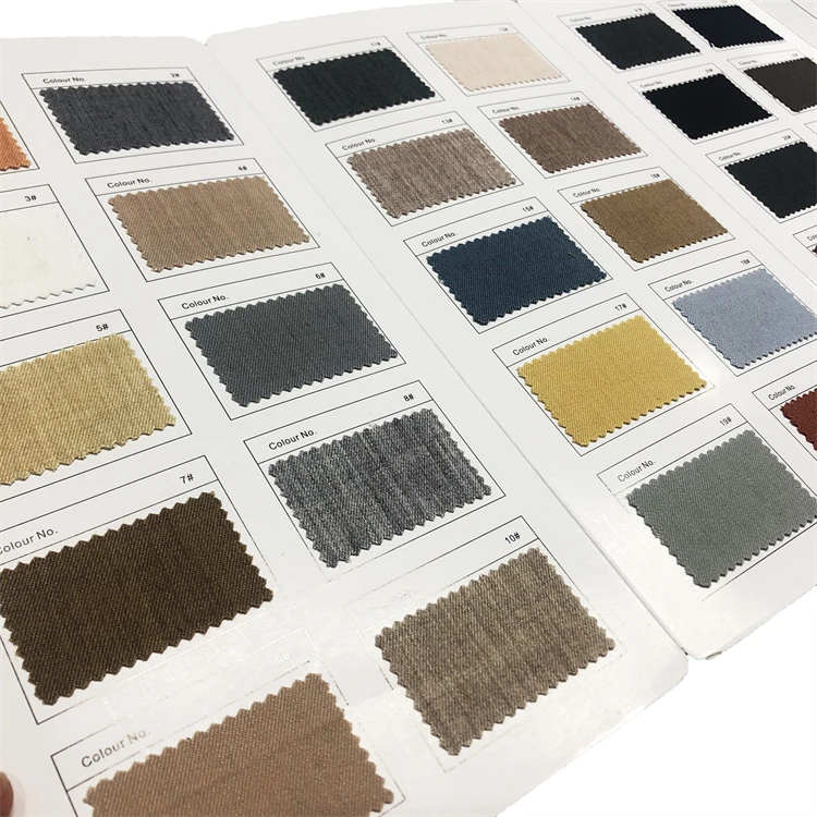 Wrinkle Resistant Multicolor solid tr polyester rayon spandex fabric for formal female suit