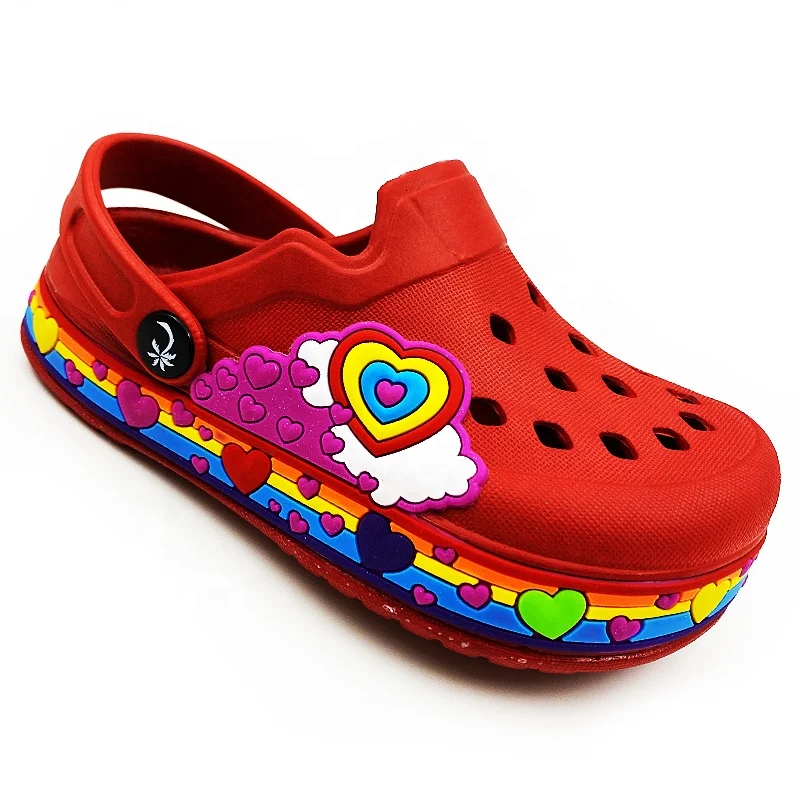 2021 Китай, оптовая продажа, оригинальная фабрика, детские сабо для мальчиков и девочек из ЭВА, сандалии с мультяшным рисунком, дышащая детская садовая обувь