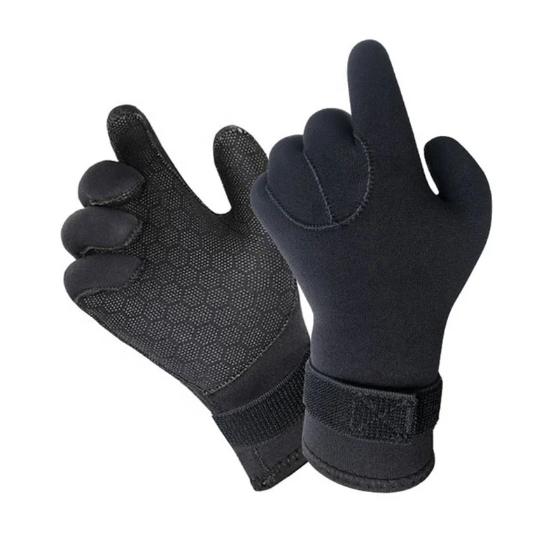 B&M 3mm Wear proof Kayaking Fishing Surfing Scuba Warm Wetsuit Anti Slip Stab Snorkeling 5mm Neoprene Anti Cut Diving Gloves