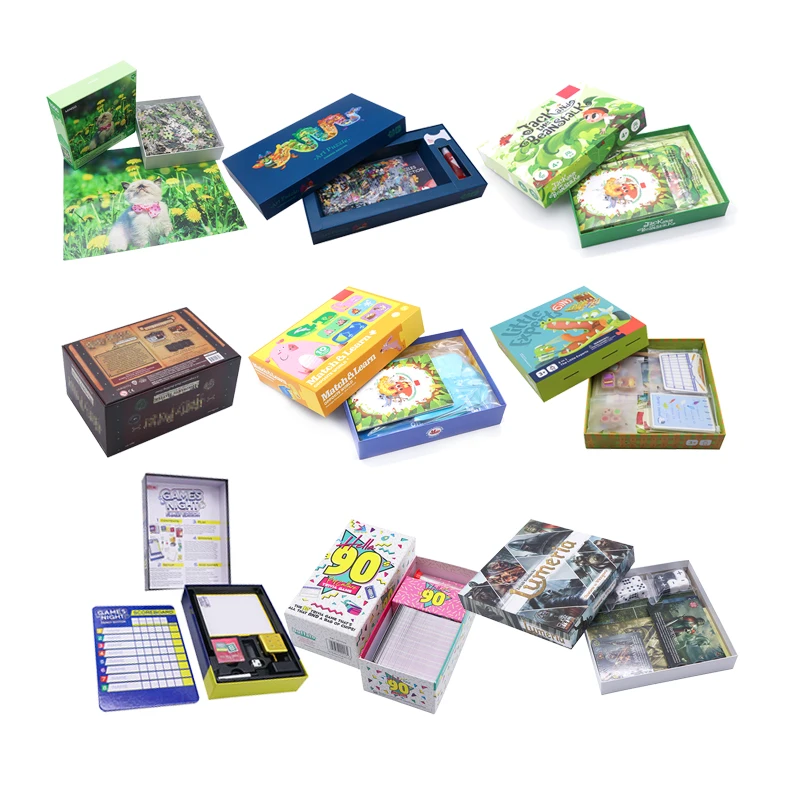 Accept Custom  Different Type Family Board Games Printing Card Game Manufacturer