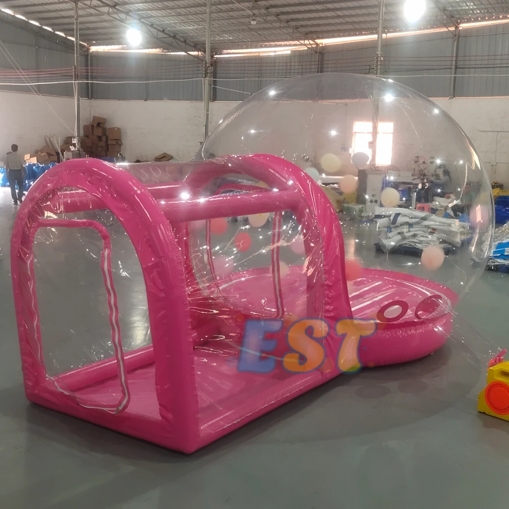 Kids wedding Party Fun Bouncy House Giant Clear Inflatable Crystal Igloo Dome Transparent Inflatable Bubble Tent Balloons House