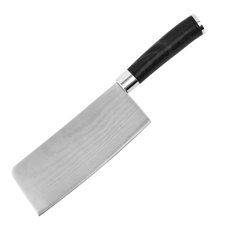 Vegetable Fruit Meat Knife 6.5' for Home Kitchen and Restaurant with Black PP Comfortable Handle
