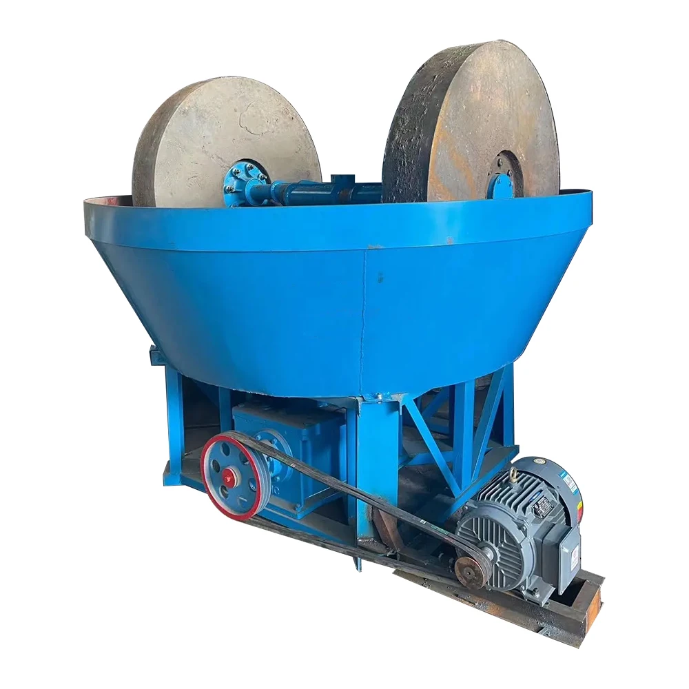 Large capacity wet pan gold grinding mill machine wet grinding mill machine for gold