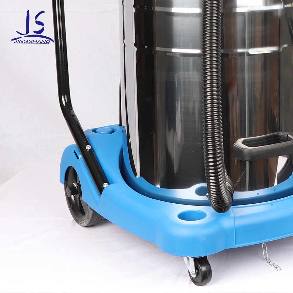 80L two stage motor 3200W Blue Wet Dry Type Industrial and Comercial Vacuum Cleaner For Warehouse
