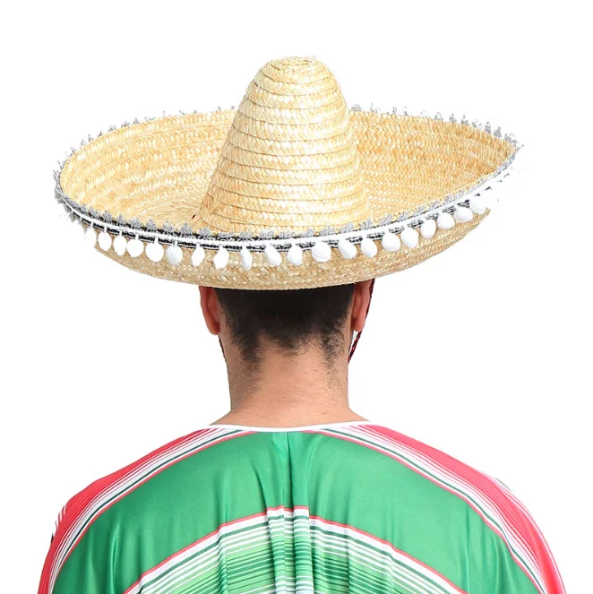 Decorations for Fiesta Carnival Festivals Birthday Theme and Party Supplies Mexican Sombreros Playa Straw Hat