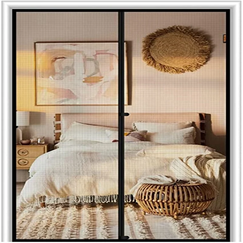 European Hot Sale Door Mosquito Insect Prevention Screen New Design Door Mesh Magnetic Mosquito Insect Net Screen Door Curtain