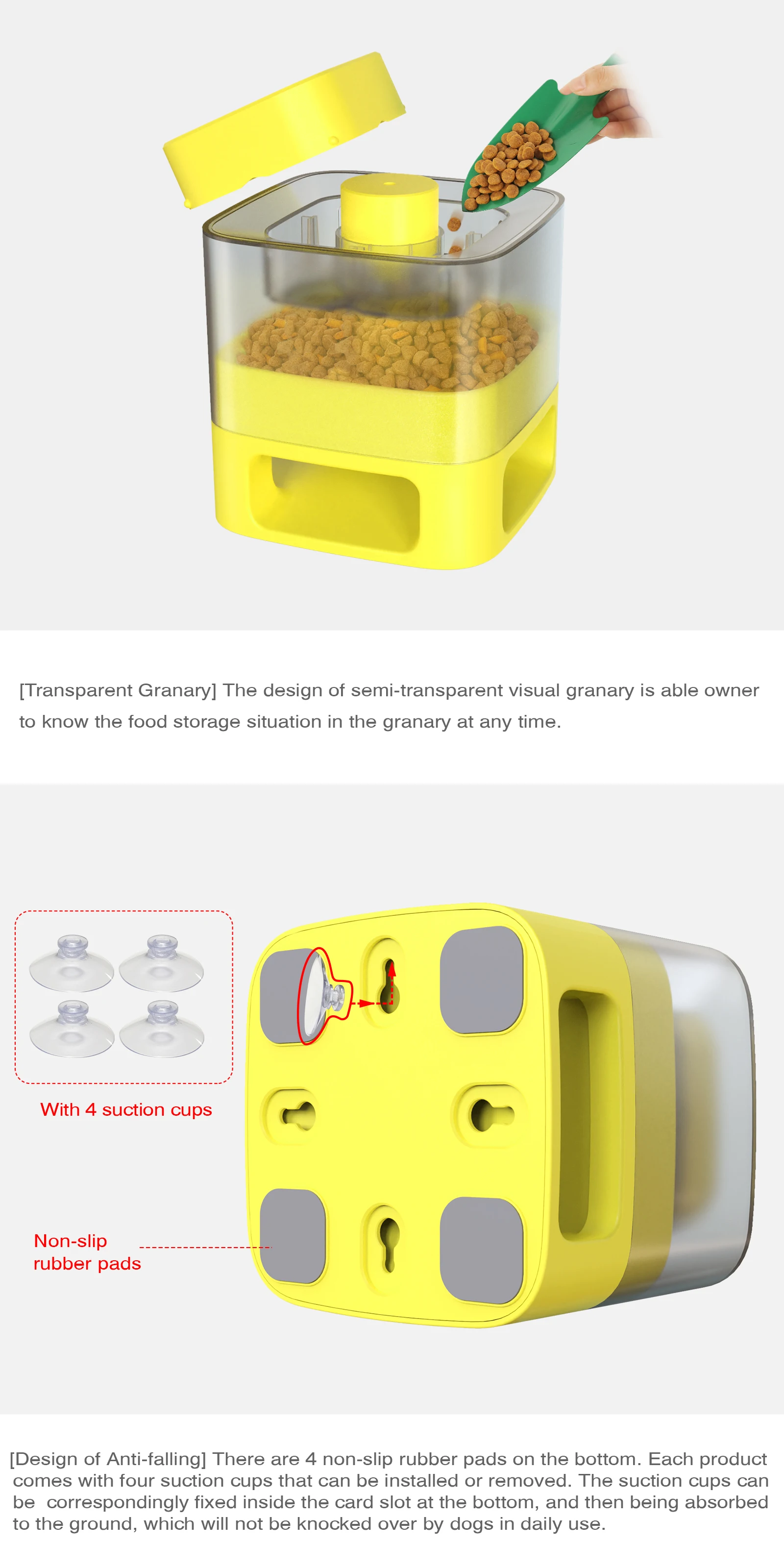  Interesting multi-functional pet feeding food leaky interactive dog