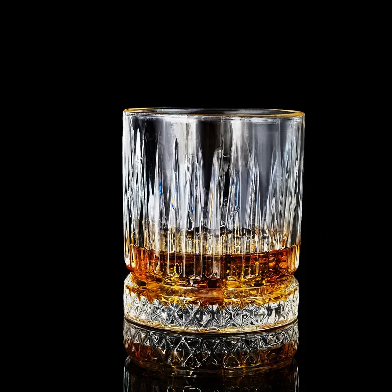 free sample clear cup for liquor vodka brandy coffee glass cup design square glass cup manufacturer
