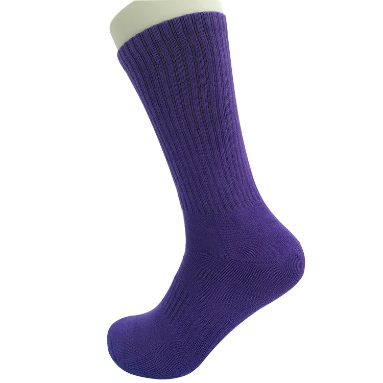 Cheap Custom Half Terry Under Foot Sport Socks Breathable Combed Cotton Length Sport Socks