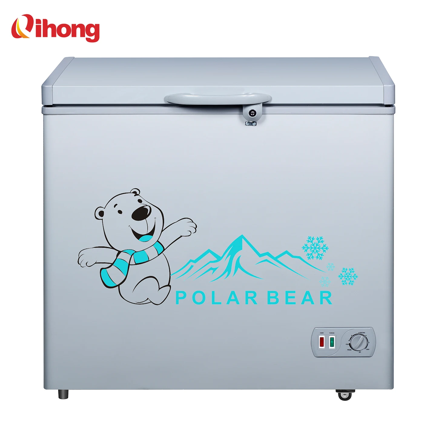 158L Hot Sell commercial Fridge Deep Chest Freezer Single Door Chest Freezer