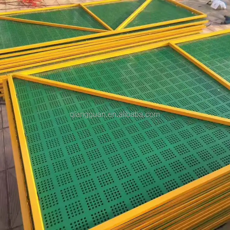 1 m x 2 m Climbing Scaffolding Blue Perforated Metal Panel Safety Screen